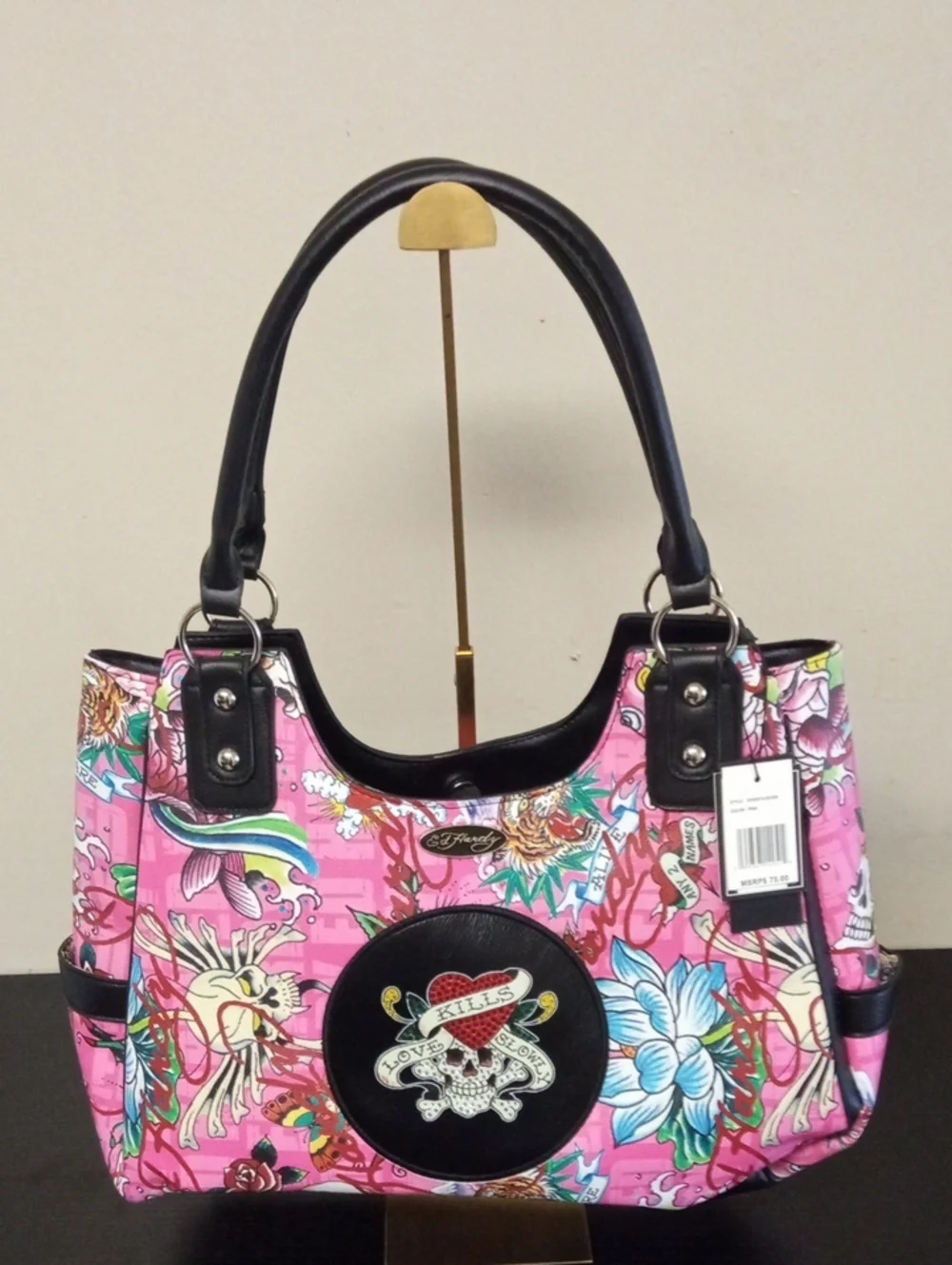 ED Hardy Tattoo Tote Nwt - Picture 2 of 10